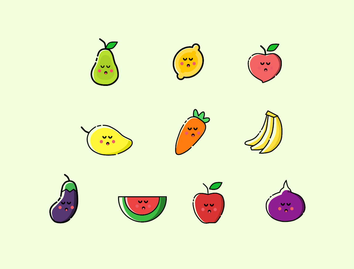 創(chuàng)意精靈 卡通水果UI與圖標(biāo)設(shè)計(jì)的視覺盛宴